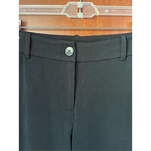 J. Crew Women’s Size 6 Black Trousers Slim Ankle Pants Polyester Viscose Blend S - Picture 2 of 6